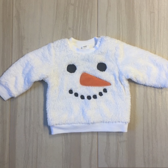 h&m snowman hoodie